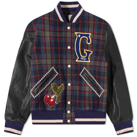 fake gucci varsity jacket|gucci zip up jacket.